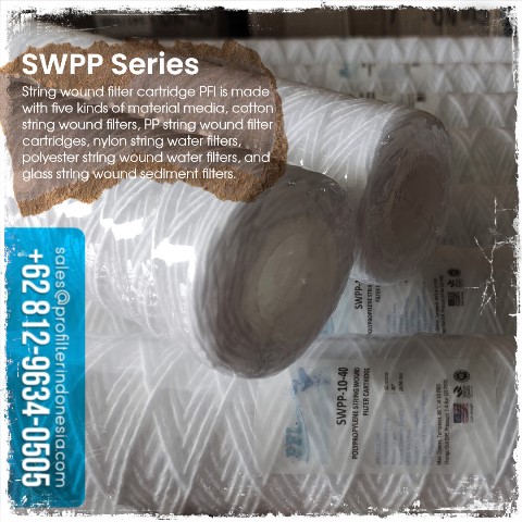 SWPP String Wound Filter Cartridge Benang