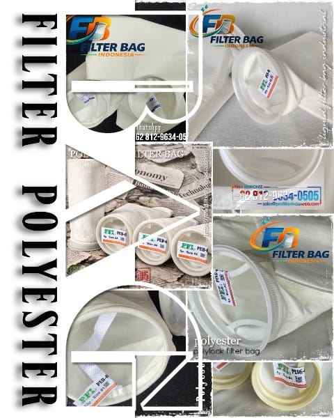 PESG dan PEB Polyester Filter Bag 25 Micron
