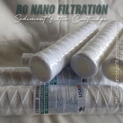 nano swro bwro sediment filter cartridge benang 5 micron nano swro bwro sediment filter cartridge benang 5 micron