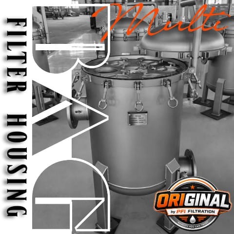Multi Bag Filter Housing SS304 & SS316L Industrial Filtration