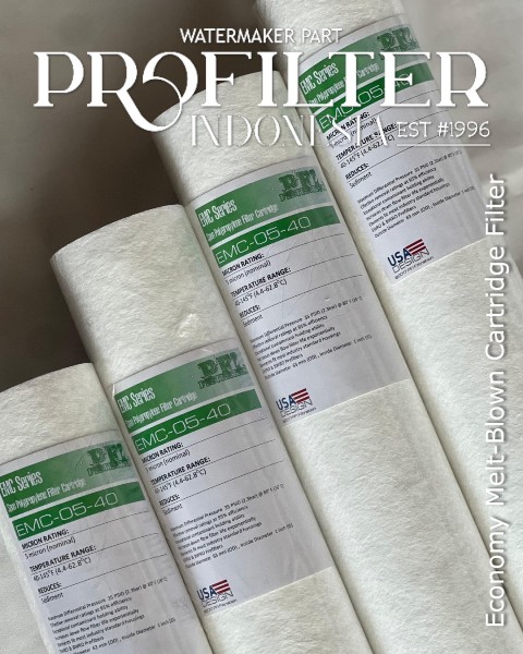 pfi emc economy meltblown cartidge filter spun