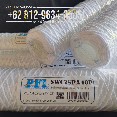 swc polypropylene string wound cartridge filter benang pp yarn