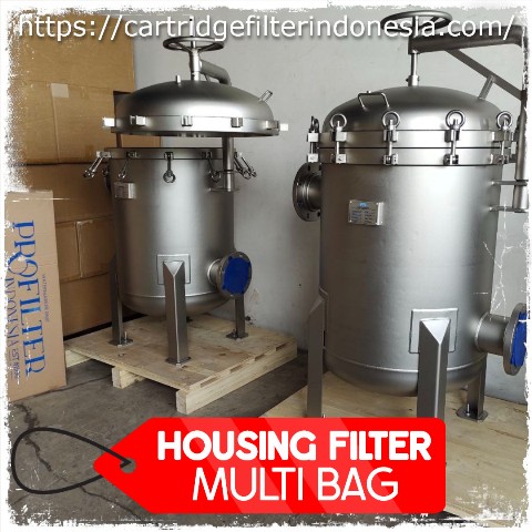 multi bag filter cartridge housing ss304 ss316l