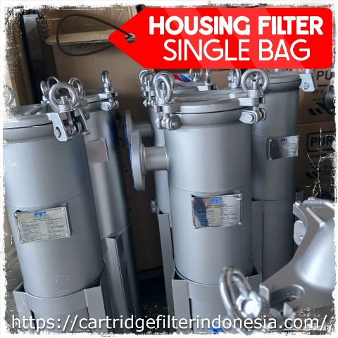 single bag filter housing 7x32 inch ss304 ss316l