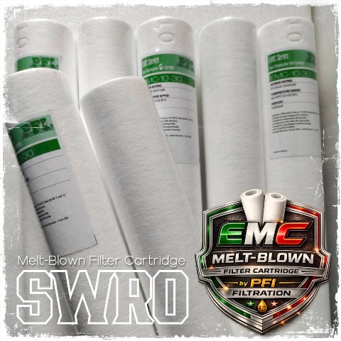 emc swro melt blown filter cartridge 10 micron